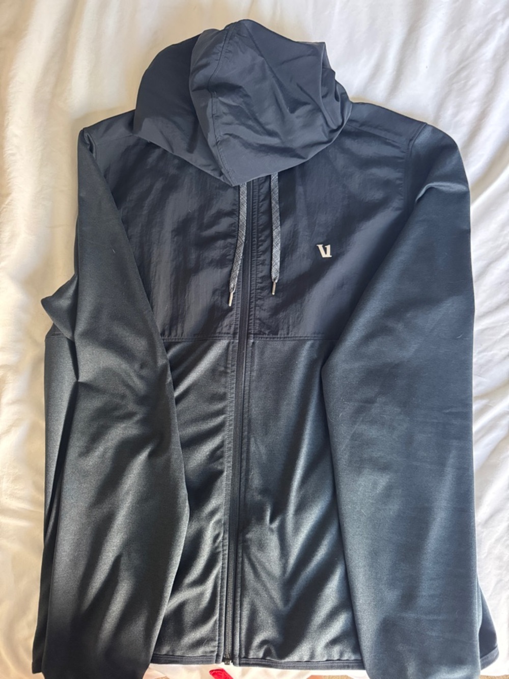 Vuori Men's Black Performance Hoodie Jacket